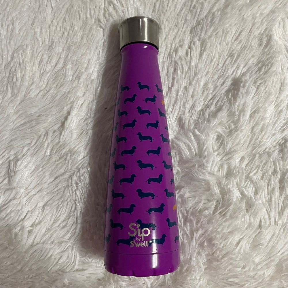 S'ip by S'well Dachshund 15oz Insulated Stainless Steel Water Bottle - Picture 2 of 10